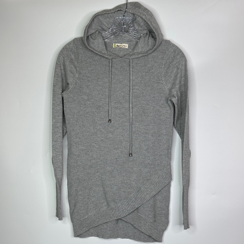 Dakini Gray Cotton Hooded Sweater Size XS